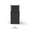 Black close door